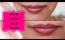 How To Lighten Dark Lips Naturally At Home DIY Skincare Lip Treatment Soft Pink Kissing Lips