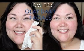 How To Wash Your Face With Olay Daily Facials Cloths