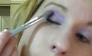 Hilary Duff Inspired Purple Makeup Tutorial