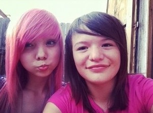 Way back when my hair was pink c: