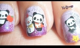 Cute Panda Nails! - BornPretty Store Water Decal Review + Tutorial