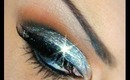 Silver Glitter Holiday Makeup