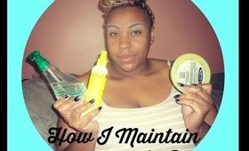 How I Maintain my Hair In Braids