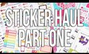 Etsy Planner Sticker Haul | Part One | Paige Plans, Purple Paper Eater, Planneresque, Sticker Sis