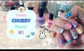 Easter Chubby Bunny Nails