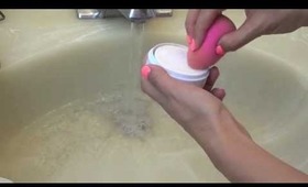 How to Clean Beauty Blender with Solid Cleanser