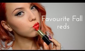 Favourite red lipsticks for fall