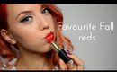 Favourite red lipsticks for fall