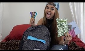 Back to School | What's in my Backpack! - Chelsea Crockett