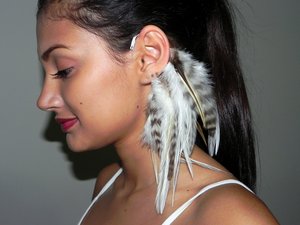 Feather Ear Cuff/Wrap by Yours truly