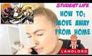 HOW TO MOVE AWAY FROM HOME! | FIRST FLAT SHARE, WEIRD HOUSEMATES, RENT | LoveFromDanica