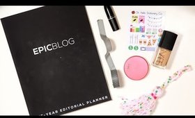 Epic Blog: One-Year Editorial Planner First Impressions
