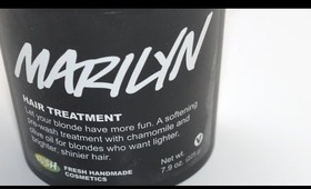 LUSH MARILYN HAIR TREATMENT REVIEW: Brighter, Blonder Hair