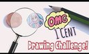 1 CENT. CHALLENGE!!! - Drawing INSIDE this SIZE!
