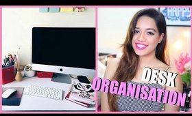 Organising My Desk  🖥💕 | Debasree Banerjee