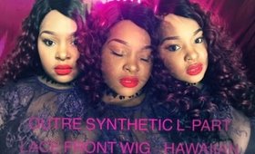 OUTRE SYNTHETIC L-PART LACE FRONT WIG - HAWAIIAN