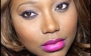 Magenta Lips Purple Eyes NYE Makeup Tutorial