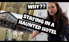 STAYING IN A HAUNTED HOTEL FOR OUR ANNIVERSARY