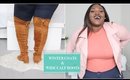 WIDE CALF BOOTS AND PLUS SIZE WINTER COATS HAUL!