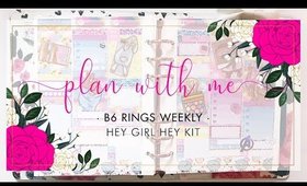 Plan With Me! B6 Rings Weekly {Apr 22-28}  • Hey Girl Hey Kit | Bliss & Faith