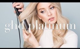 GHD Platinum REVIEW (One Year On) & TUTORIAL |  Classic WAVES/CURLS Using Straighteners/Flat Iron