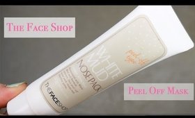 K Beauty Favorites: The Face Shop White Mud Nose Pack