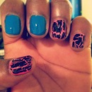 Blue Pink And Crackle