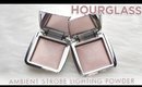 Review & Swatches: HOURGLASS Ambient Strobe Lighting Powders | Highlighters + Dupes!