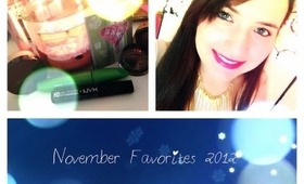 ✭ November Favorites 2012 ✭