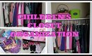 Small Closet Organization | KIDS ROOM