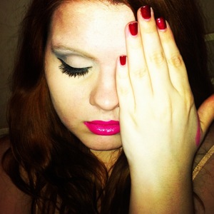 I got bored with some lovely make up :D