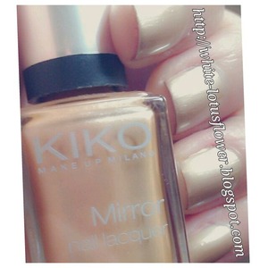 KIKO cosmetics Mirror Lacquer Collection in Gold