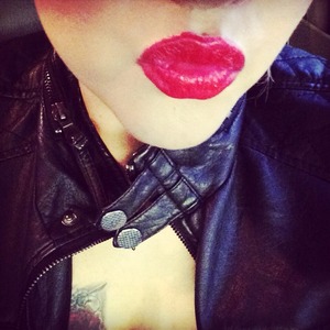 Loving this velvet red lipstick by wet n wild ❤️