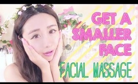 Asian Facial Massage Tutorial - How to use a simple spoon to get a smaller, and firmer face