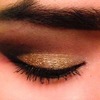 Cut Crease black and gold