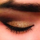 Cut Crease black and gold