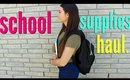 BACK TO SCHOOL SUPPLIES Haul 2017 !!