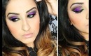 Lime Green & Purple Cut Crease (FIRST vid for 2014)