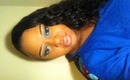 Blue Me All Over Makeup Tutorial