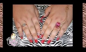 Easy Crackle tips and Zebra Nail Tutorial/Unas Crackle Facil de hacer.