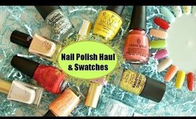 Nail Polish Haul and Swatches!!