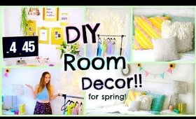 DIY Room Decor for Spring 2015! Easy Decorations for Cheap!