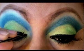ENTRY FOR MIZZMAKEUP1 GIVEAWAY  (TROPICAL EMPEROR ANGELFISH LOOK)