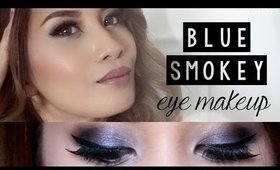 Blue Smokey Eye Makeup Tutorial | Sleek I-Divine Palette
