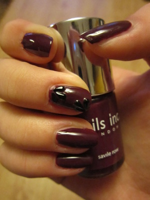 nails inc nail polish in Saville Row - I think I got it free in a magazine, yay me