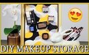 4 Easy $1 Store DIY Makeup Storage (YAY!!!)