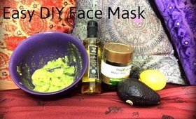 How To Get Glowing Acne Free Skin (DIY Avocado Face Mask)