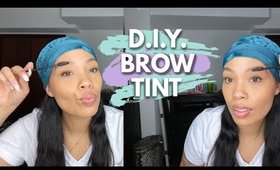 SURVIVING QUARANTINE | DIY BROW TINT | Ardell Brow Tint Review