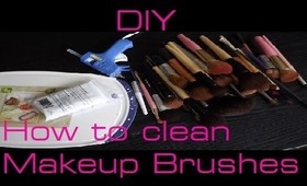How to Clean Your Makeup Brushes - DIY