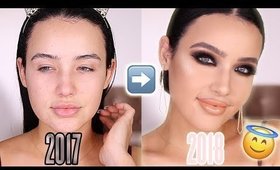 How to Glow Up in 2018 Tutorial + Recap of 2017